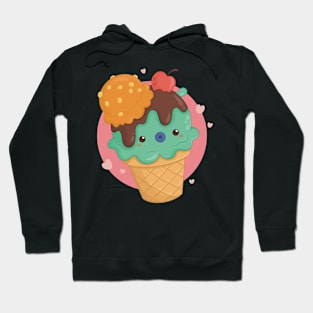 Kawaii Ice Cream Hoodie